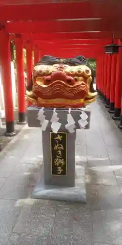 田村神社の狛犬