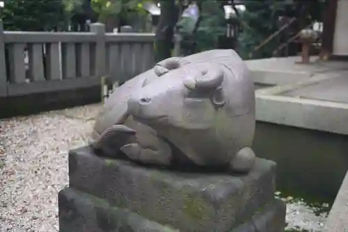 牛天神北野神社の狛犬