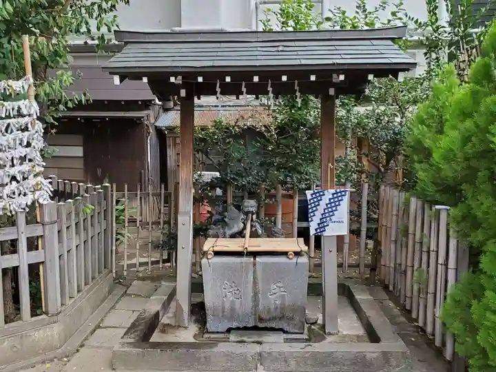天祖神社の手水舎