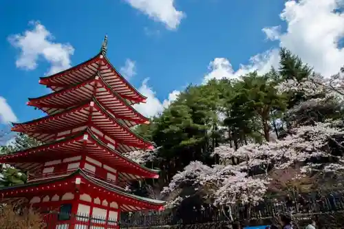 新倉富士浅間神社の塔