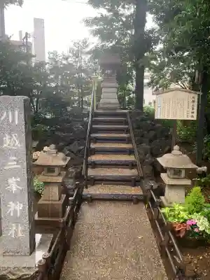 川越八幡宮境内　三峯神社(埼玉県)