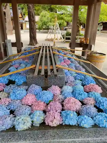 射水神社の手水