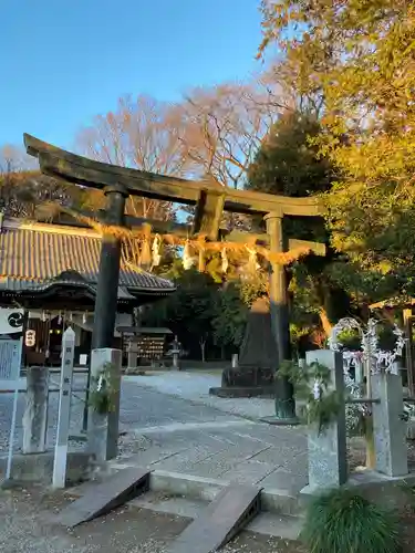 佐野赤城神社の鳥居