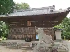 神明社の狛犬