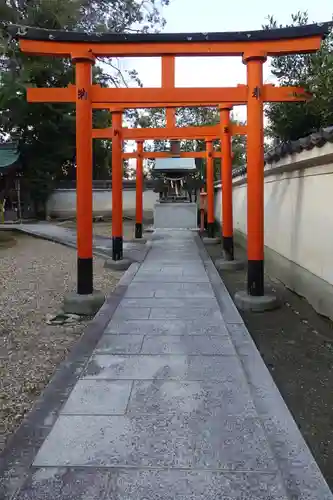 百済王神社の鳥居