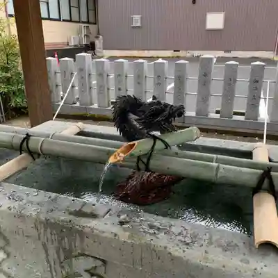 木田神社の手水舎