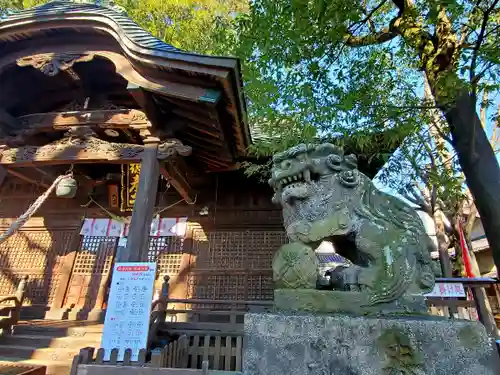 阿邪訶根神社の狛犬