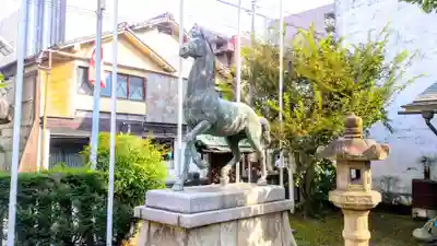 富士浅間神社の狛犬
