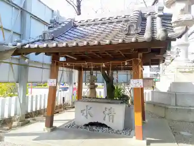 神明社(赤塚神明社)の手水舎