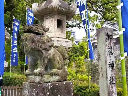 加藤神社の狛犬