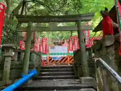 佐助稲荷神社の鳥居