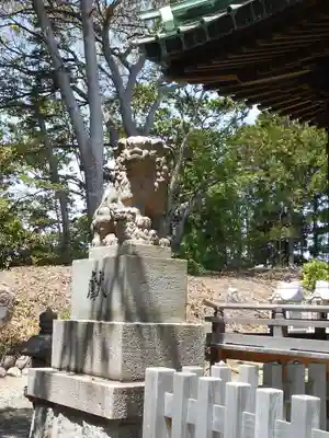 植田八幡神社の狛犬