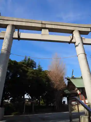 奥戸天祖神社の鳥居