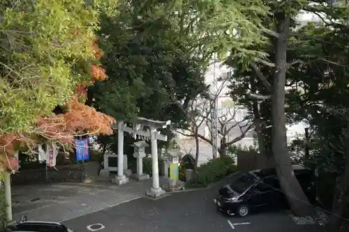 多摩川浅間神社の鳥居