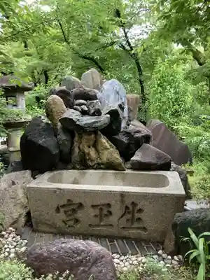 難波大社 生國魂神社の手水舎