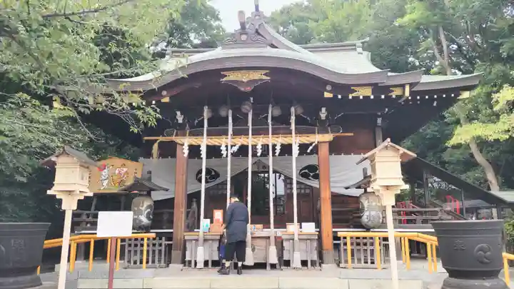 鎮守氷川神社の本殿・本堂