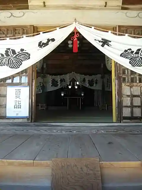 木幡山隠津島神社(二本松市)の本殿・本堂