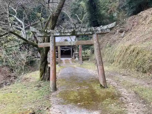 明見神社の鳥居