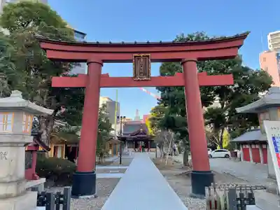蒲田八幡神社の鳥居