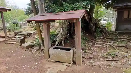 素羽鷹神社の手水舎