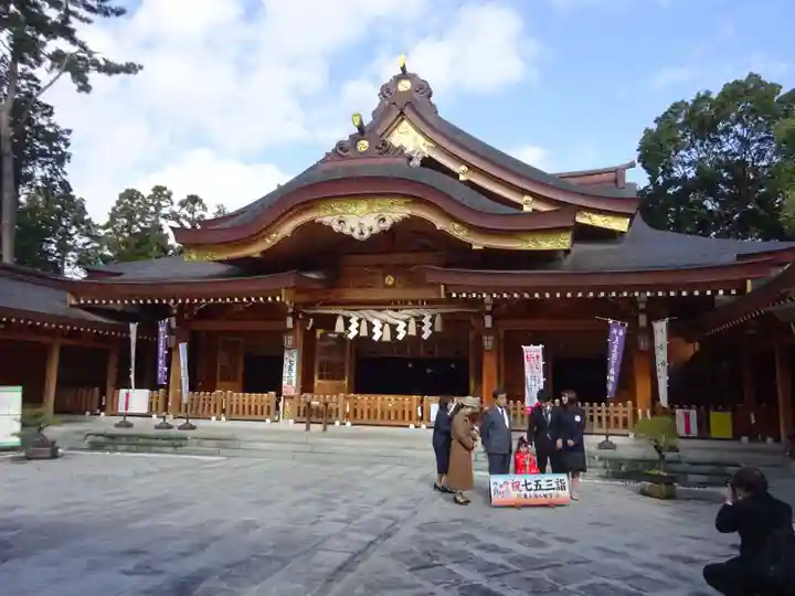 亀ケ池八幡宮の七五三参