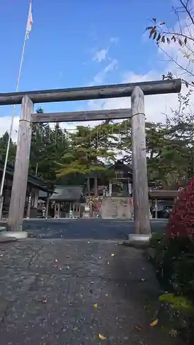 御嶽山御嶽神明社の鳥居