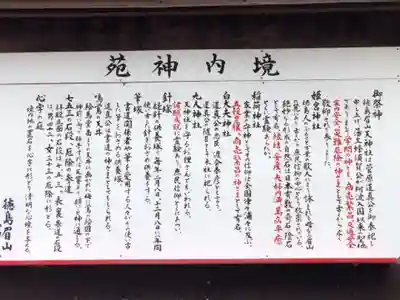徳島眉山天神社の歴史
