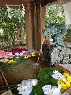 世田谷八幡宮の手水舎