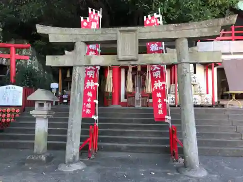 徳島眉山天神社の鳥居