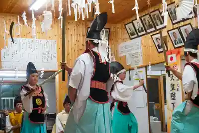 尻岸内八幡神社のお祭り