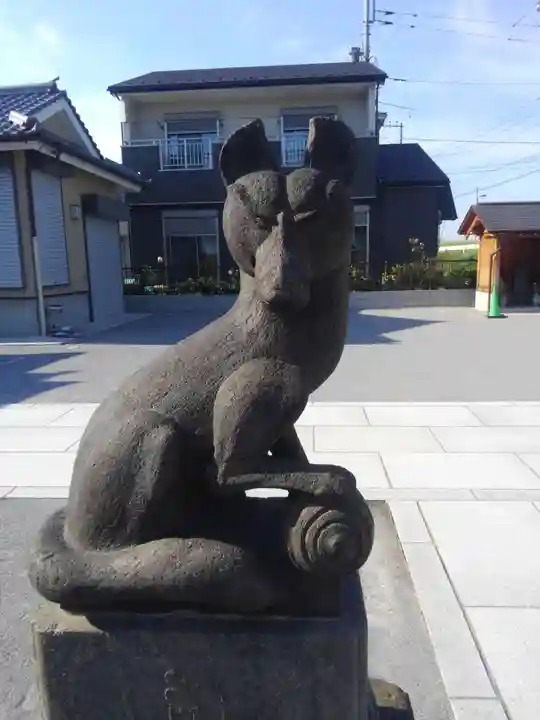 柳野稲荷神社の狛犬