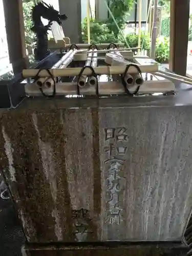 七社神社の手水舎