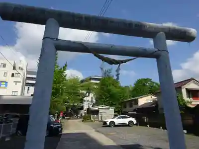 阿邪訶根神社の鳥居