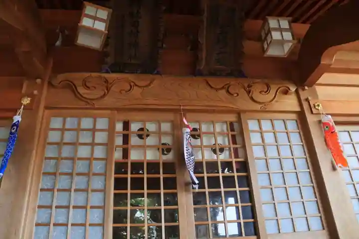 阿久津「田村神社」(郡山市阿久津町)旧社名:伊豆箱根三嶋三社の本殿・本堂