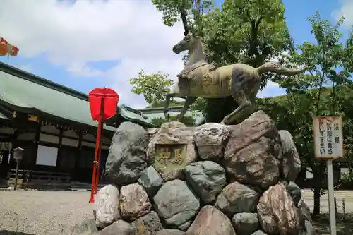 真清田神社の狛犬