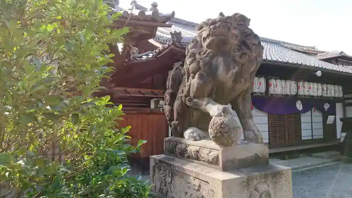 元祇園梛神社・隼神社の狛犬