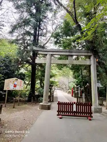 岩槻久伊豆神社の鳥居