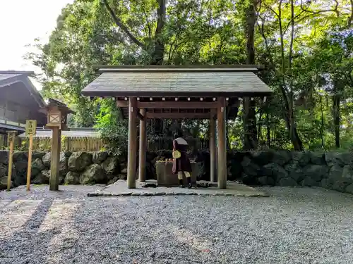 月讀宮（皇大神宮別宮）の手水舎