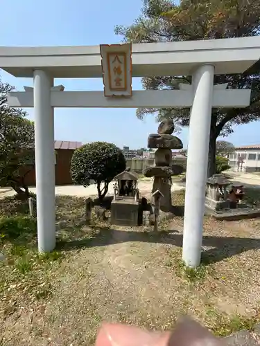 下長尾八幡宮の鳥居