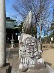 新田神社の狛犬