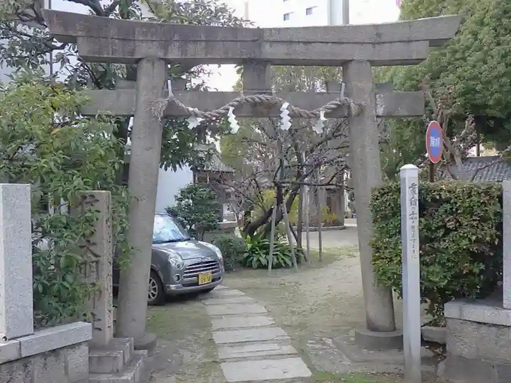 四貫島住吉神社の鳥居