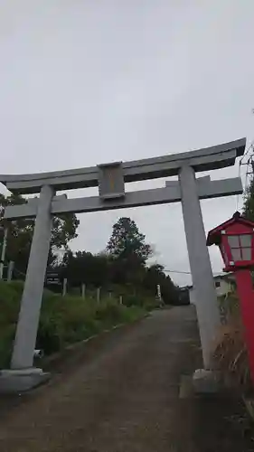 河内阿蘇神社の鳥居