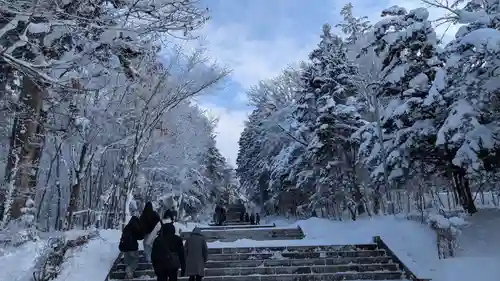 上川神社の初詣
