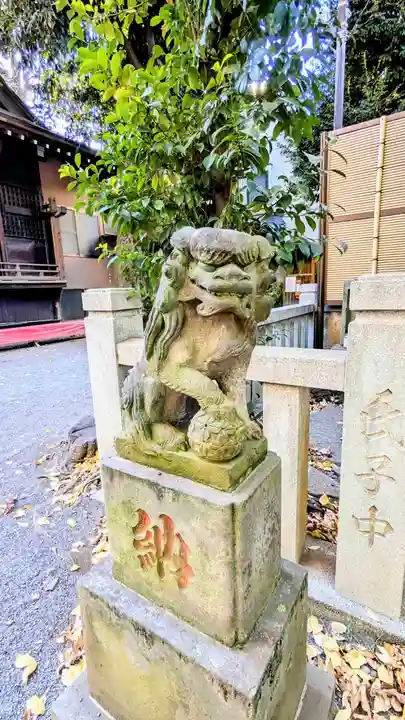 七社神社の狛犬