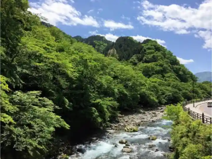 神橋(二荒山神社)の自然