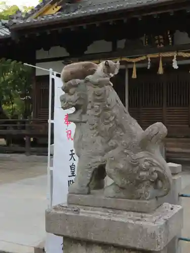 鎭國守國神社の狛犬