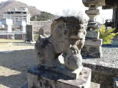 安積疎水神社の狛犬