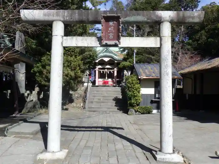 元城町東照宮の鳥居