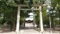 溝旗神社(肇國神社)の鳥居