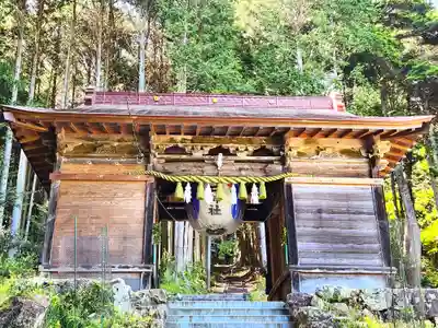 野口神社の山門・神門